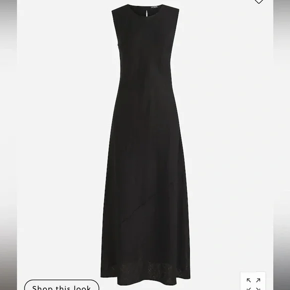 J. Crew | Dresses | J Crew Carolyn Dress In Linen Black Size Xxl | Poshmark